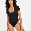 Bar III Women's Scoop-Neck Compression Bodycon Bodysuit, Created For Macy's -Clothing Shop 21336724 fpx