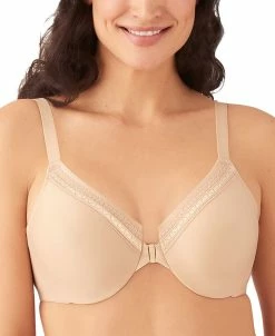 Wacoal Men's Perfect Primer Front-Close Underwire Bra 855313 -Clothing Shop 21361219 fpx