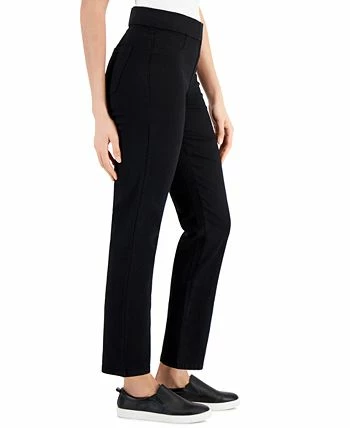 Karen Scott Women's Pull-On Black Denim Pants, Created For Macy's 5 Karen Scott Women's Pull-On Black Denim Pants, Created For Macy's - Image 3