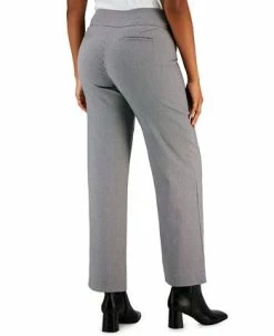 Charter Club Women's Pull-On Wide-Leg Houndstooth Pants, Created For Macy's -Clothing Shop 21597323 fpx