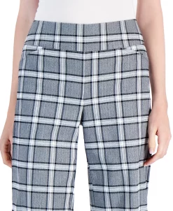 Charter Club Women's Plaid Pull-On Pants, Created For Macy's 10 Charter Club Women's Plaid Pull-On Pants, Created For Macy's -Clothing Shop 21597335 fpx