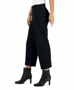 Charter Club Women's Jacquard Pull-On Wide-Leg Cropped Pants, Created For Macy's 11 Charter Club Women's Jacquard Pull-On Wide-Leg Cropped Pants, Created For Macy's -Clothing Shop 21607690 fpx