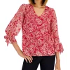 Charter Club Women's Paisley-Print Lace Top, Created For Macy's -Clothing Shop 21640569 fpx