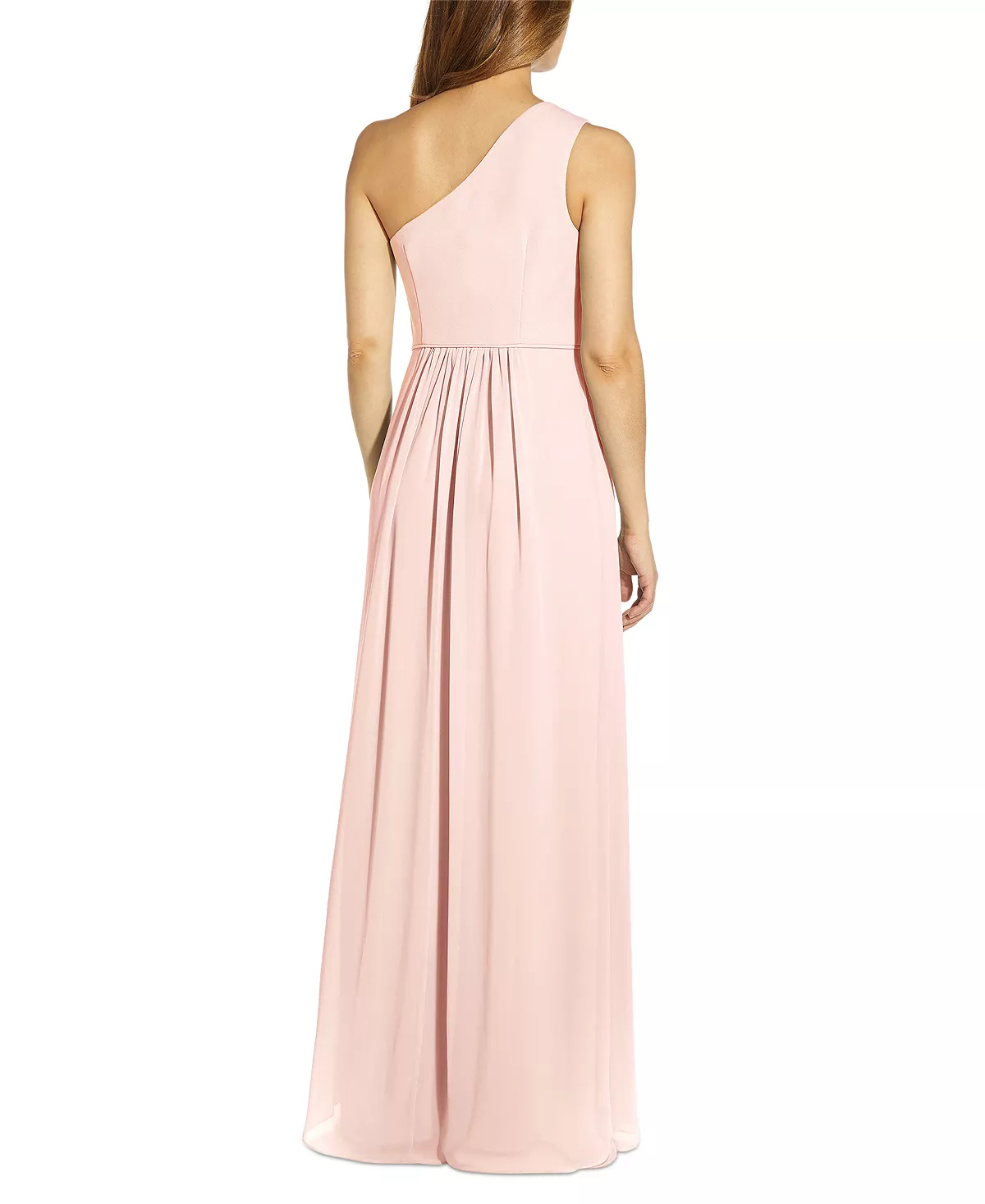 Adrianna Papell One-Shoulder Chiffon Gown 4 Adrianna Papell One-Shoulder Chiffon Gown - Image 2