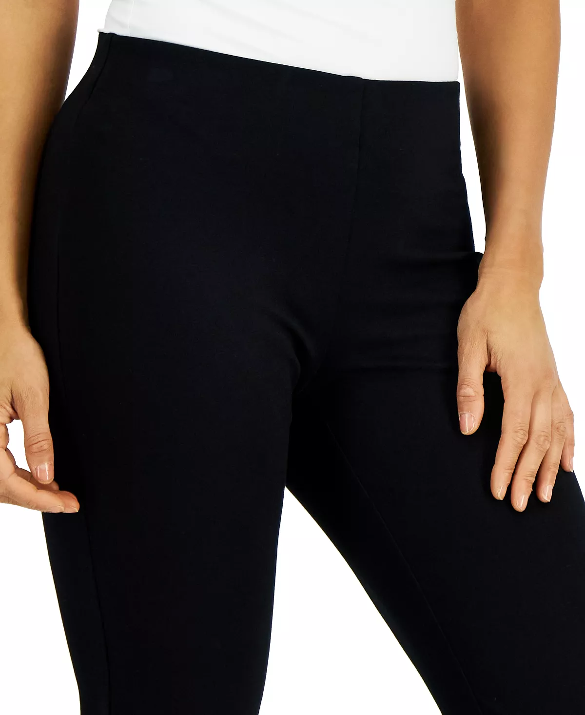 JM Collection Women's Ponté Knit Pull-On Pants, Created For Macy's 6 JM Collection Women's Ponté Knit Pull-On Pants, Created For Macy's - Image 4