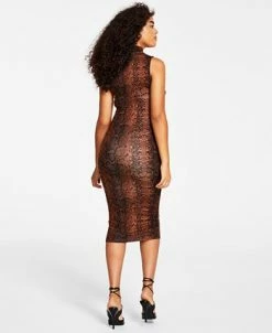 Bar III Women's Front-Cutout Printed Bodycon Dress, Created For Macy's 8 Bar III Women's Front-Cutout Printed Bodycon Dress, Created For Macy's -Clothing Shop 21748663 fpx