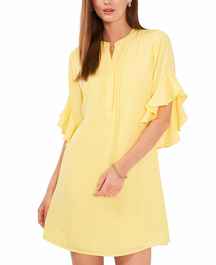 Vince Camuto Women's Ruffle-Sleeve Dress 3 Vince Camuto Women's Ruffle-Sleeve Dress