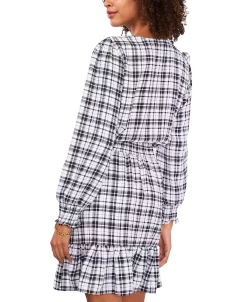 Vince Camuto Women's Plaid Fit & Flare Dress -Clothing Shop 21777002 fpx