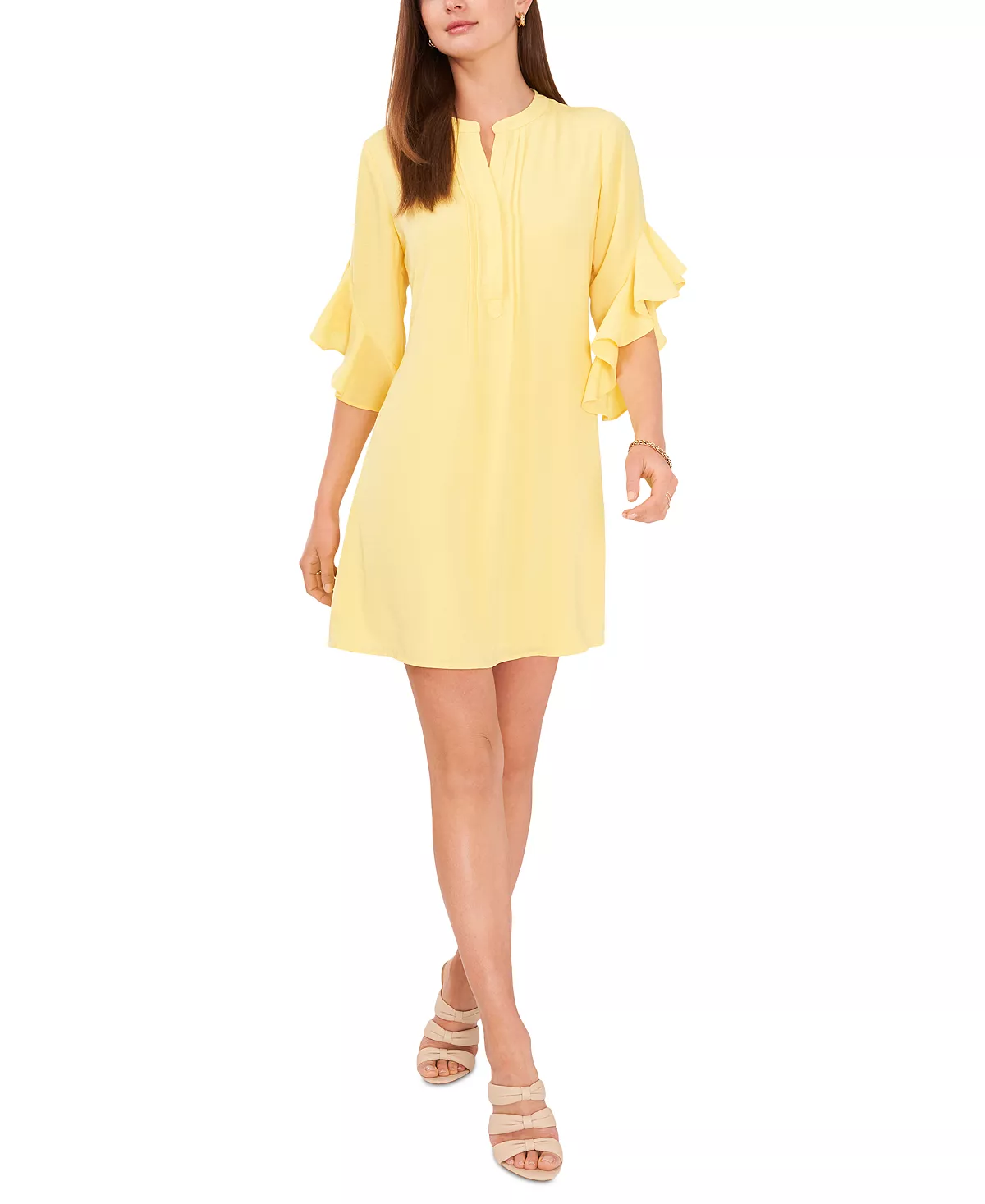 Vince Camuto Women's Ruffle-Sleeve Dress 6 Vince Camuto Women's Ruffle-Sleeve Dress - Image 4