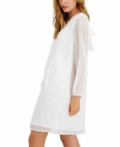 INC International Concepts Women's Tie-Back Dotted Dress, Created For Macy's 9 INC International Concepts Women's Tie-Back Dotted Dress, Created For Macy's -Clothing Shop 21869722 fpx