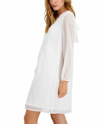 INC International Concepts Women's Tie-Back Dotted Dress, Created For Macy's 5 INC International Concepts Women's Tie-Back Dotted Dress, Created For Macy's - Image 3