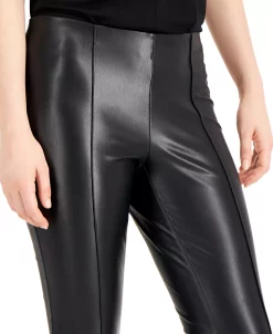 Anne Klein Women's Faux-Leather Pull-On Leggings 10 Anne Klein Women's Faux-Leather Pull-On Leggings -Clothing Shop 21881488 fpx