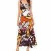 Vince Camuto Women's Printed Tiered Challis Maxi Dress -Clothing Shop 21899466 fpx