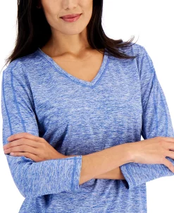Karen Scott Women's 3/4-Sleeve Top, Created For Macy's 12 Karen Scott Women's 3/4-Sleeve Top, Created For Macy's -Clothing Shop 21899674 fpx
