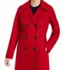 Anne Klein Women's Double-Breasted Peacoat, Created For Macy's 1 Anne Klein Women's Double-Breasted Peacoat, Created For Macy's -Clothing Shop 21908367 fpx
