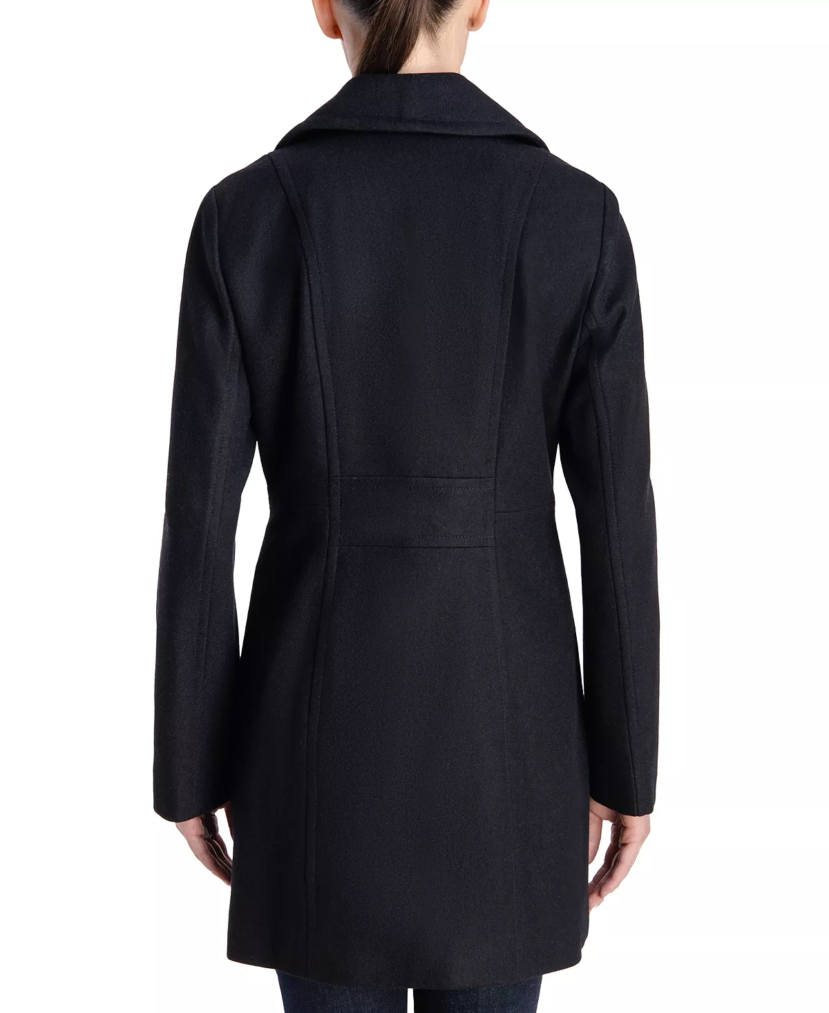 Anne Klein Women's Double-Breasted Peacoat, Created For Macy's 5 Anne Klein Women's Double-Breasted Peacoat, Created For Macy's - Image 3