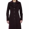 Anne Klein Women's Single-Breasted Walker Coat, Created For Macy's