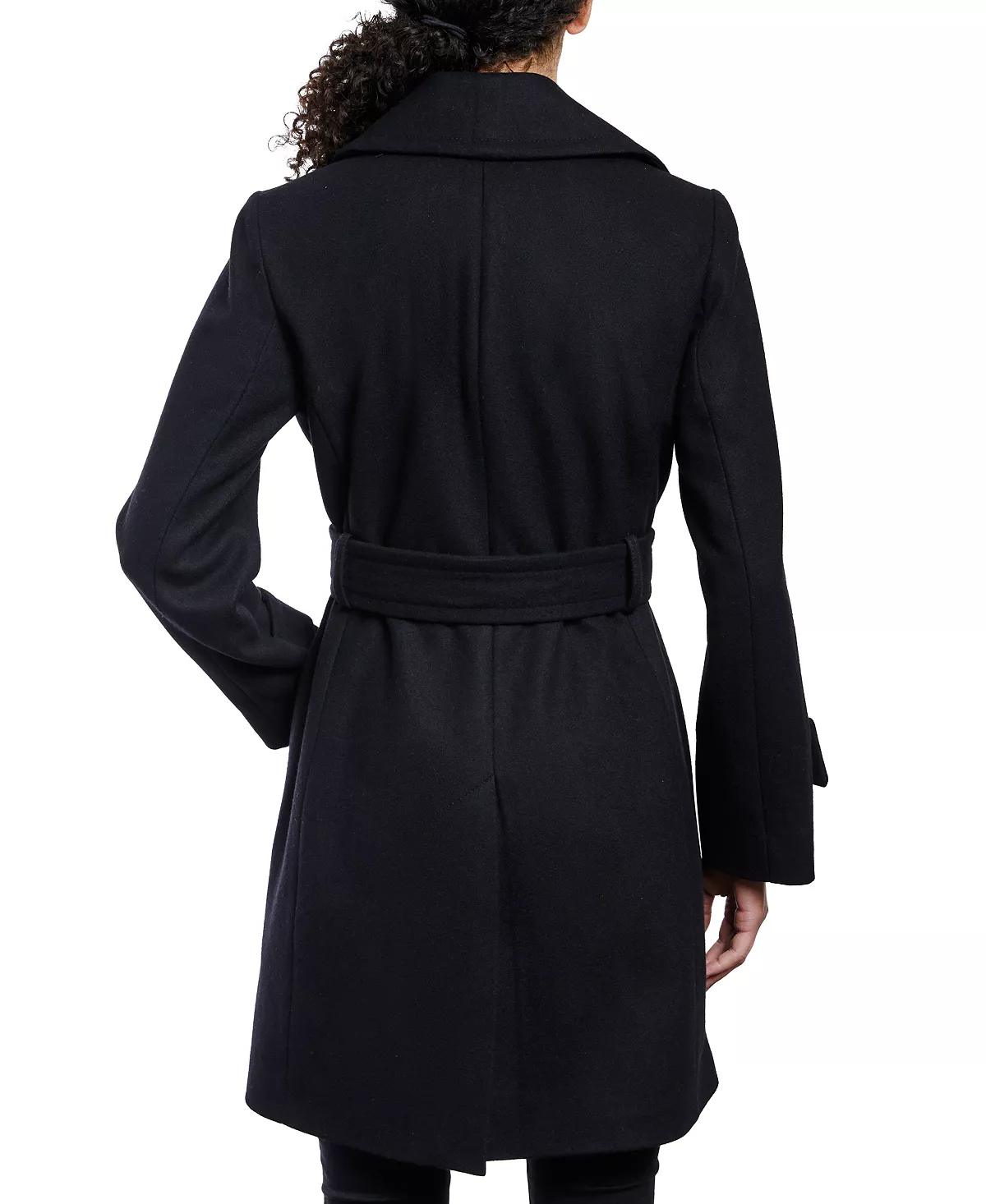 Anne Klein Women's Belted Peacoat, Created For Macy's 4 Anne Klein Women's Belted Peacoat, Created For Macy's - Image 2