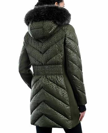 Michael Kors Women's Faux-Fur-Trim Hooded Puffer Coat 4 Michael Kors Women's Faux-Fur-Trim Hooded Puffer Coat - Image 2