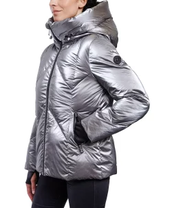 Michael Kors Women's Shine Hooded Puffer Coat -Clothing Shop 21912357 fpx