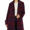Sam Edelman Women's Double-Breasted Plaid Coat -Clothing Shop 21915271 fpx