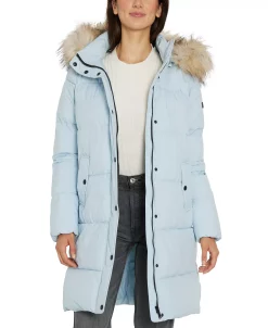 Sam Edelman Women's Faux-Fur-Trim Hooded Puffer Coat 15 Sam Edelman Women's Faux-Fur-Trim Hooded Puffer Coat -Clothing Shop 21915301 fpx