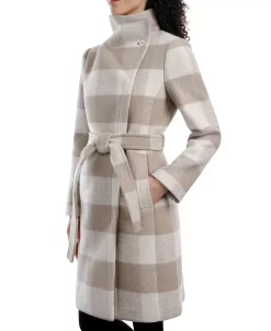 Michael Kors Women's Asymmetric Belted Wrap Coat, Created For Macy's 16 Michael Kors Women's Asymmetric Belted Wrap Coat, Created For Macy's -Clothing Shop 21959093 fpx