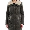 Michael Kors Women's Hooded Faux-Fur-Trim Quilted Coat, Created For Macy's 1 Michael Kors Women's Hooded Faux-Fur-Trim Quilted Coat, Created For Macy's -Clothing Shop 21959118 fpx