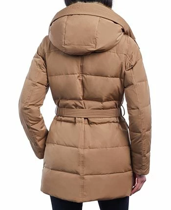 Michael Kors Women's Faux-Fur-Collar Hooded Down Puffer Coat, Created For Macy's 4 Michael Kors Women's Faux-Fur-Collar Hooded Down Puffer Coat, Created For Macy's - Image 2