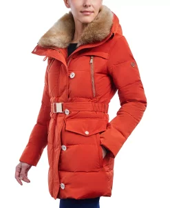 Michael Kors Women's Faux-Fur-Collar Hooded Down Puffer Coat, Created For Macy's 20 Michael Kors Women's Faux-Fur-Collar Hooded Down Puffer Coat, Created For Macy's -Clothing Shop 21959576 fpx
