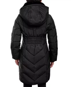 Michael Kors Women's Faux-Fur-Collar Hooded Down Puffer Coat -Clothing Shop 21959621 fpx