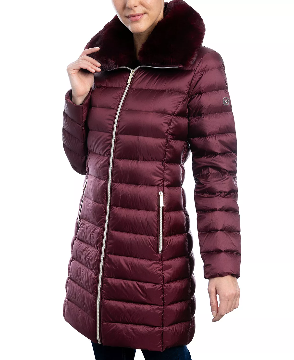 Michael Kors Women's Faux-Fur-Collar Down Puffer Coat 5 Michael Kors Women's Faux-Fur-Collar Down Puffer Coat - Image 3