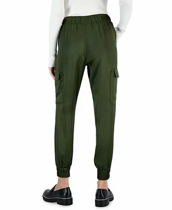 INC International Concepts Women's High-Rise Cargo Jogger Pants, Created For Macy's 4 INC International Concepts Women's High-Rise Cargo Jogger Pants, Created For Macy's - Image 2