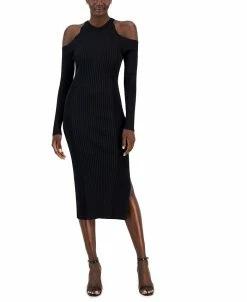 INC International Concepts Women's Ribbed Bodycon Dress, Created For Macy's