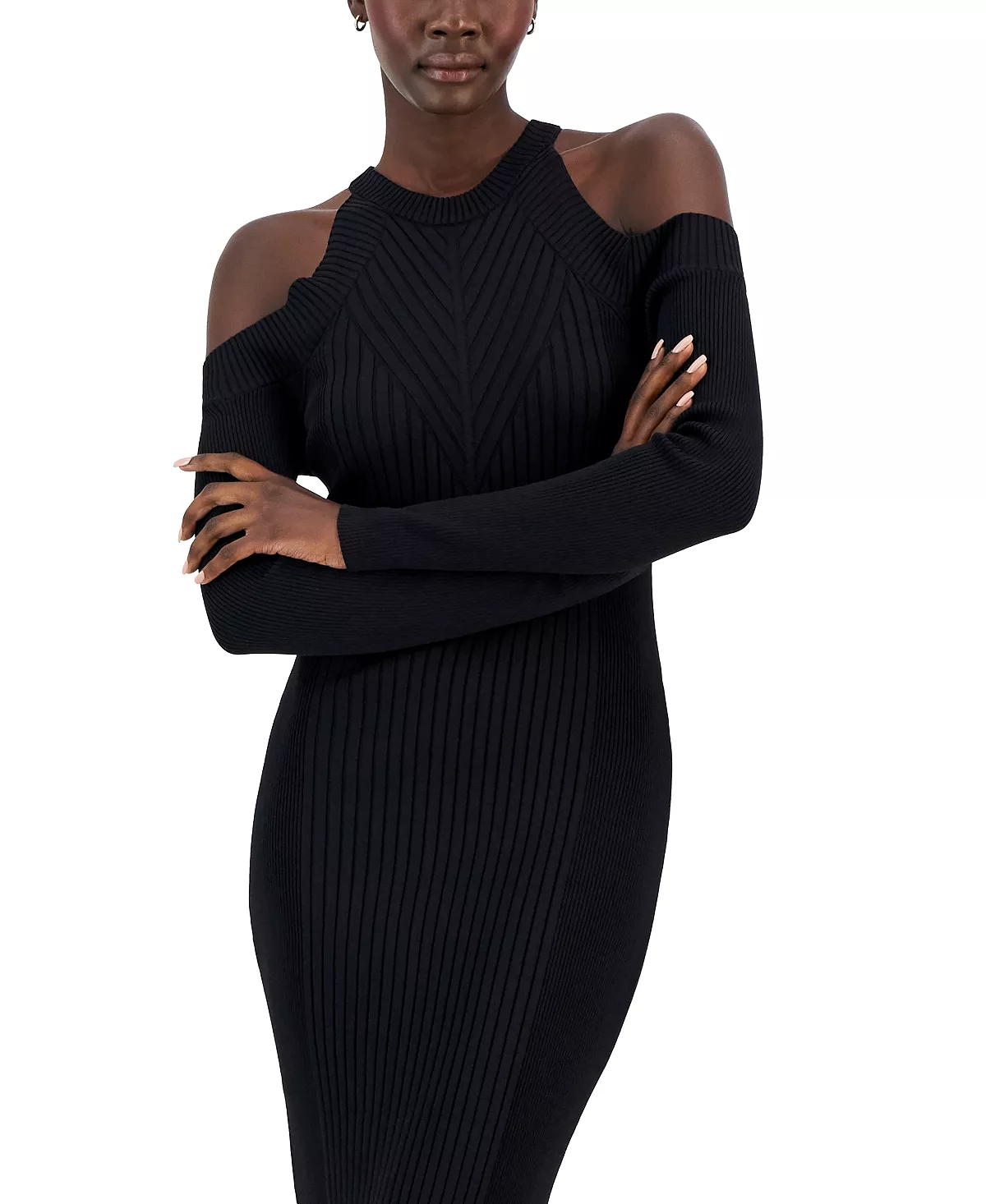 INC International Concepts Women's Ribbed Bodycon Dress, Created For Macy's 6 INC International Concepts Women's Ribbed Bodycon Dress, Created For Macy's - Image 4