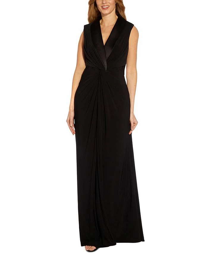 Adrianna Papell Women's Surplice Gown 3 Adrianna Papell Women's Surplice Gown