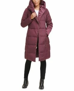 Cole Haan Signature Asymmetrical Pillow-Collar Down Puffer Coat -Clothing Shop 22039574 fpx