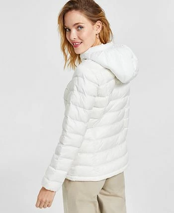 Charter Club Women's Packable Hooded Down Puffer Coat, Created For Macy's 4 Charter Club Women's Packable Hooded Down Puffer Coat, Created For Macy's - Image 2