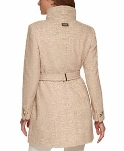 Calvin Klein Women's Asymmetrical Belted Wrap Coat, Created For Macy's 14 Calvin Klein Women's Asymmetrical Belted Wrap Coat, Created For Macy's -Clothing Shop 22115332 fpx
