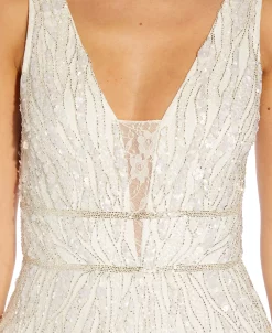 Adrianna Papell Women's Lace-Inset Embellished Gown -Clothing Shop 22165390 fpx