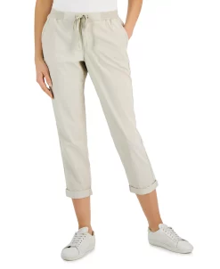 Style & Co Women's Pull On Cuffed Pants, Created For Macy's -Clothing Shop 22180112 fpx