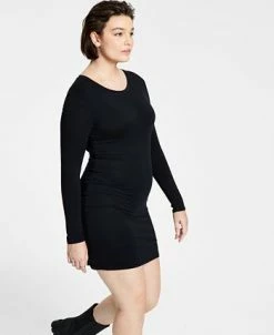 Bar III Odycon Long-Sleeve Mini Dress, Created For Macy's -Clothing Shop 22189649 fpx