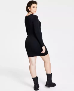 Bar III Odycon Long-Sleeve Mini Dress, Created For Macy's -Clothing Shop 22189650 fpx