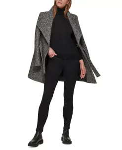Calvin Klein Women's Asymmetrical Belted Wrap Coat, Created For Macy's 17 Calvin Klein Women's Asymmetrical Belted Wrap Coat, Created For Macy's -Clothing Shop 22199878 fpx