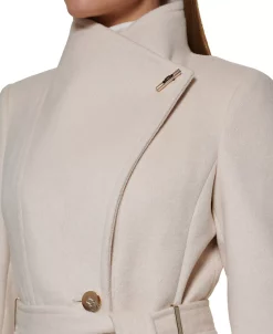 Calvin Klein Women's Asymmetrical Belted Wrap Coat, Created For Macy's 21 Calvin Klein Women's Asymmetrical Belted Wrap Coat, Created For Macy's -Clothing Shop 22199880 fpx