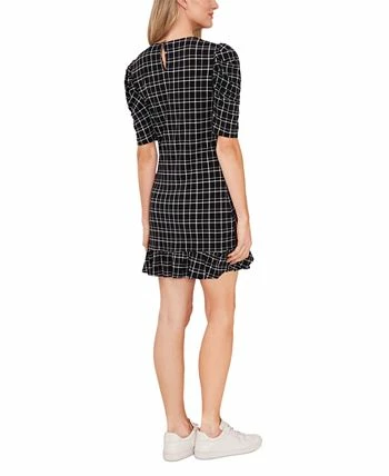 CeCe Women's Puff Sleeve Printed Knit Dress 4 CeCe Women's Puff Sleeve Printed Knit Dress - Image 2