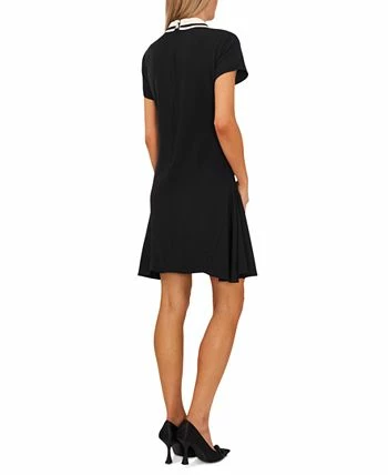 CeCe Women's Collared Bow-Tie A-Line Dress 4 CeCe Women's Collared Bow-Tie A-Line Dress - Image 2