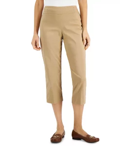 JM Collection Embellished Pull-On Capri Pants, Created For Macy's -Clothing Shop 22249682 fpx
