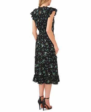 CeCe Women's Flutter-Sleeve Midi Dress 4 CeCe Women's Flutter-Sleeve Midi Dress - Image 2