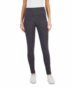 Style & Co Women's Printed High-Rise Leggings, Created For Macy's